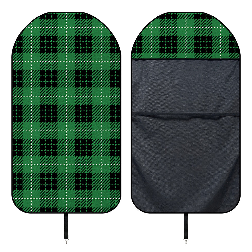 Black And Green Tartan Pattern Print Waterproof Car Seat Cover