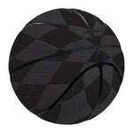 Black And Grey Argyle Pattern Print Basketball
