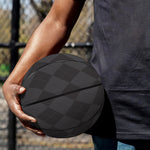 Black And Grey Argyle Pattern Print Basketball