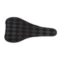 Black And Grey Argyle Pattern Print Bicycle Seat Cover