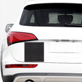 Black And Grey Argyle Pattern Print Car Sticker