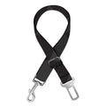 Black And Grey Argyle Pattern Print Dog Seat Belt