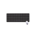 Black And Grey Argyle Pattern Print Extended Mouse Pad