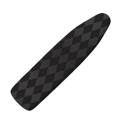 Black And Grey Argyle Pattern Print Ironing Board Cover