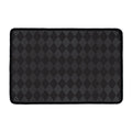 Black And Grey Argyle Pattern Print Kitchen Mat