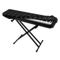 Black And Grey Argyle Pattern Print Piano Keyboard Cover