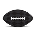 Black And Grey Argyle Pattern Print Rugby Ball