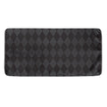 Black And Grey Argyle Pattern Print Towel