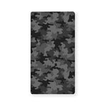 Black And Grey Camouflage Print Baby Crib Sheet