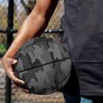 Black And Grey Camouflage Print Basketball