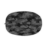 Black And Grey Camouflage Print Car Side Mirror Covers