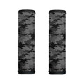 Black And Grey Camouflage Print Handle Covers