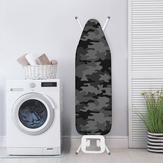 Black And Grey Camouflage Print Ironing Board Cover