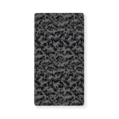 Black And Grey Digital Camo Print Baby Crib Sheet