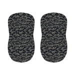 Black And Grey Digital Camo Print Bar Stool Covers