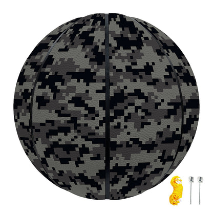 Black And Grey Digital Camo Print Basketball