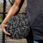 Black And Grey Digital Camo Print Basketball