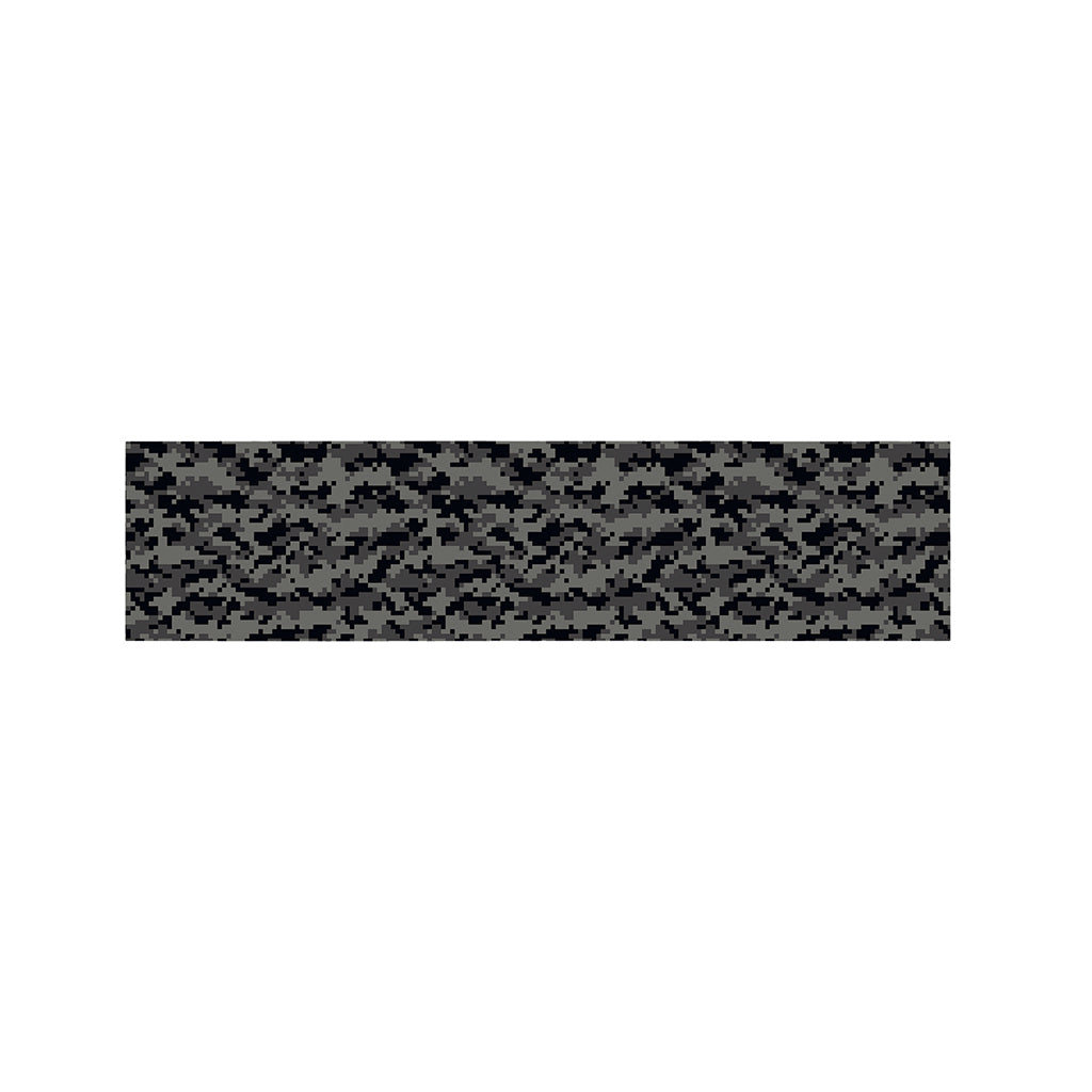Black And Grey Digital Camo Print Bed Runner