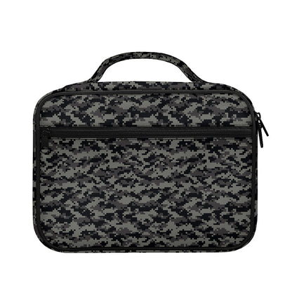 Black And Grey Digital Camo Print Briefcase Bible Bag
