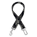 Black And Grey Digital Camo Print Dog Seat Belt