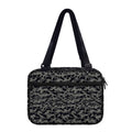 Black And Grey Digital Camo Print Double Strap Bible Bag