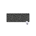 Black And Grey Digital Camo Print Extended Mouse Pad