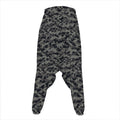 Black And Grey Digital Camo Print Hammer Pants