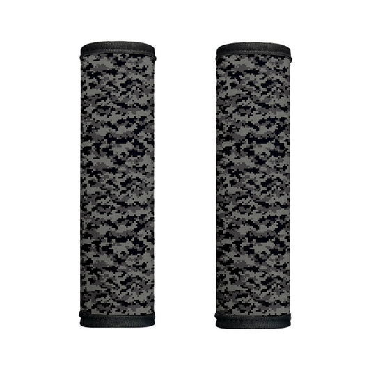 Black And Grey Digital Camo Print Handle Covers