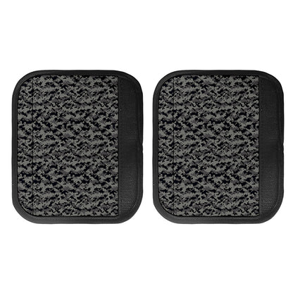 Black And Grey Digital Camo Print Handle Covers