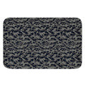 Black And Grey Digital Camo Print Indoor Door Mat
