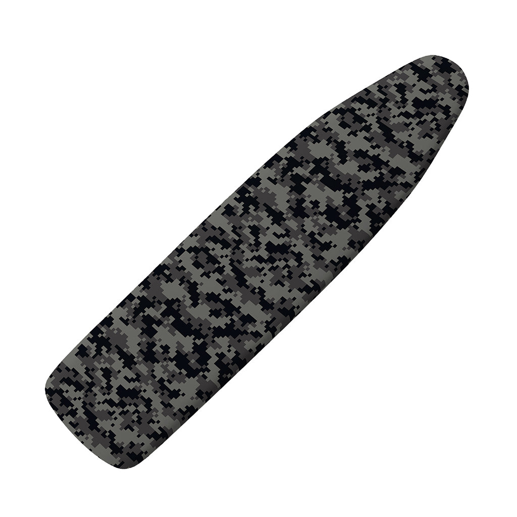 Black And Grey Digital Camo Print Ironing Board Cover