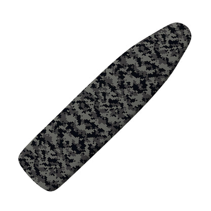 Black And Grey Digital Camo Print Ironing Board Cover