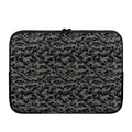 Black And Grey Digital Camo Print Laptop Sleeve