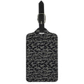 Black And Grey Digital Camo Print Luggage Tag
