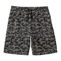 Black And Grey Digital Camo Print Men's Swim Trunks