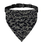 Black And Grey Digital Camo Print Over The Collar Dog Bandana