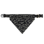 Black And Grey Digital Camo Print Over The Collar Dog Bandana