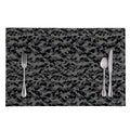 Black And Grey Digital Camo Print Placemat