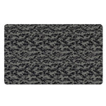 Black And Grey Digital Camo Print Polyester Doormat