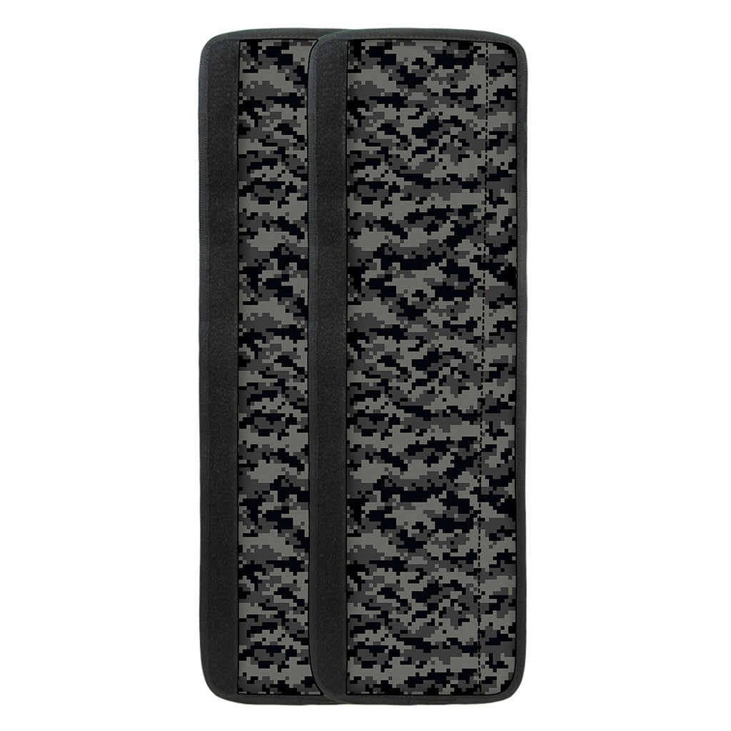 Black And Grey Digital Camo Print Refrigerator Handle Covers