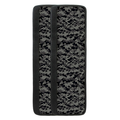 Black And Grey Digital Camo Print Refrigerator Handle Covers