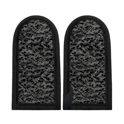 Black And Grey Digital Camo Print Skillet Handle Cover