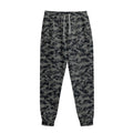 Black And Grey Digital Camo Print Sweatpants