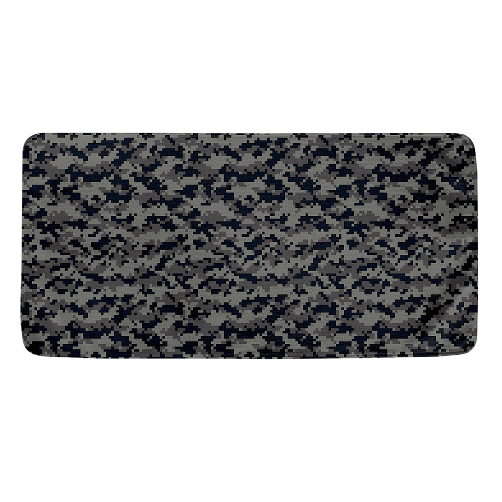 Black And Grey Digital Camo Print Towel