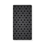 Black And Grey Playing Card Suits Print Baby Crib Sheet