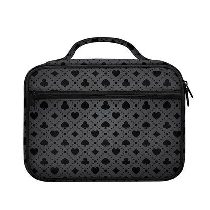 Black And Grey Playing Card Suits Print Briefcase Bible Bag