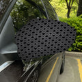 Black And Grey Playing Card Suits Print Car Side Mirror Covers