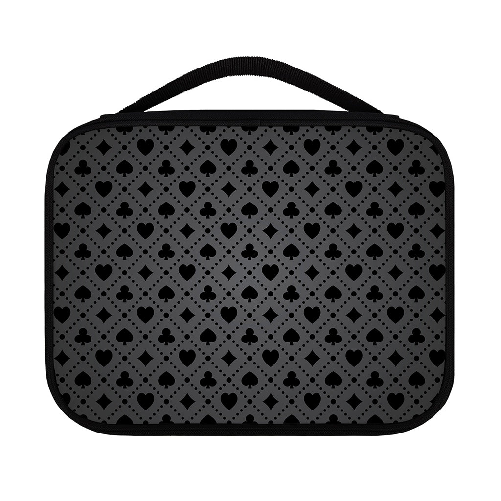 Black And Grey Playing Card Suits Print Classic Bible Case