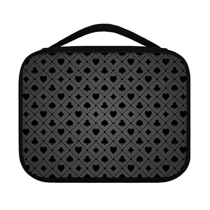 Black And Grey Playing Card Suits Print Classic Bible Case