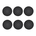 Black And Grey Playing Card Suits Print Coaster Set